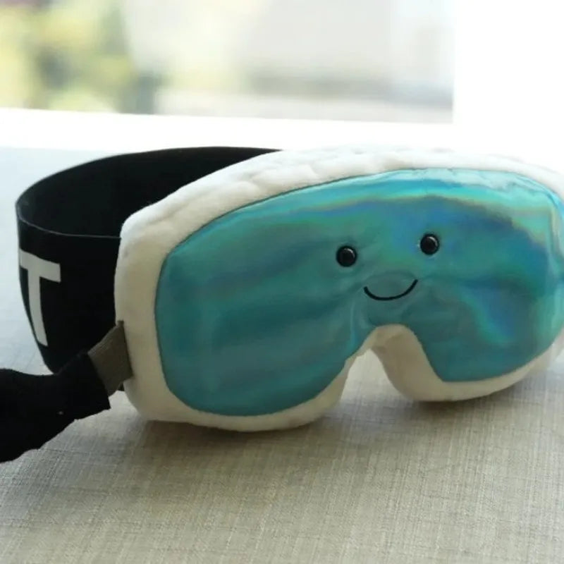 Jelly Cat 11cm Ski Goggles Sports Cute Plush Dolls Can Wear Ski Goggles Cat And Dog Headgear Interactive Plush Toy Pet Gifts