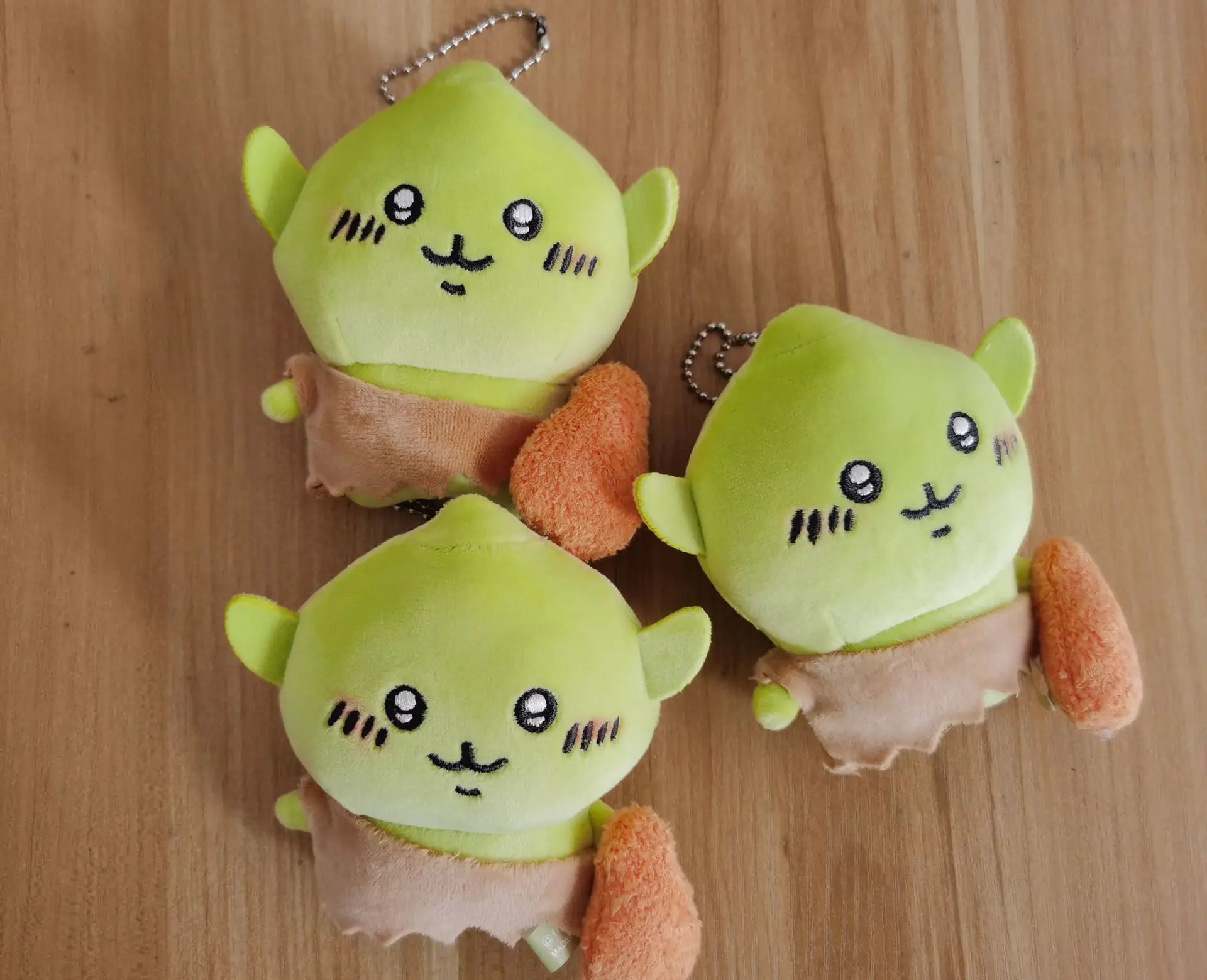 Chiikawa Cartoon Green Crying Chiji Goblin Usagi Chicken Legs Plush Pendant Keychain Hanging Decoration Friend/child Gift