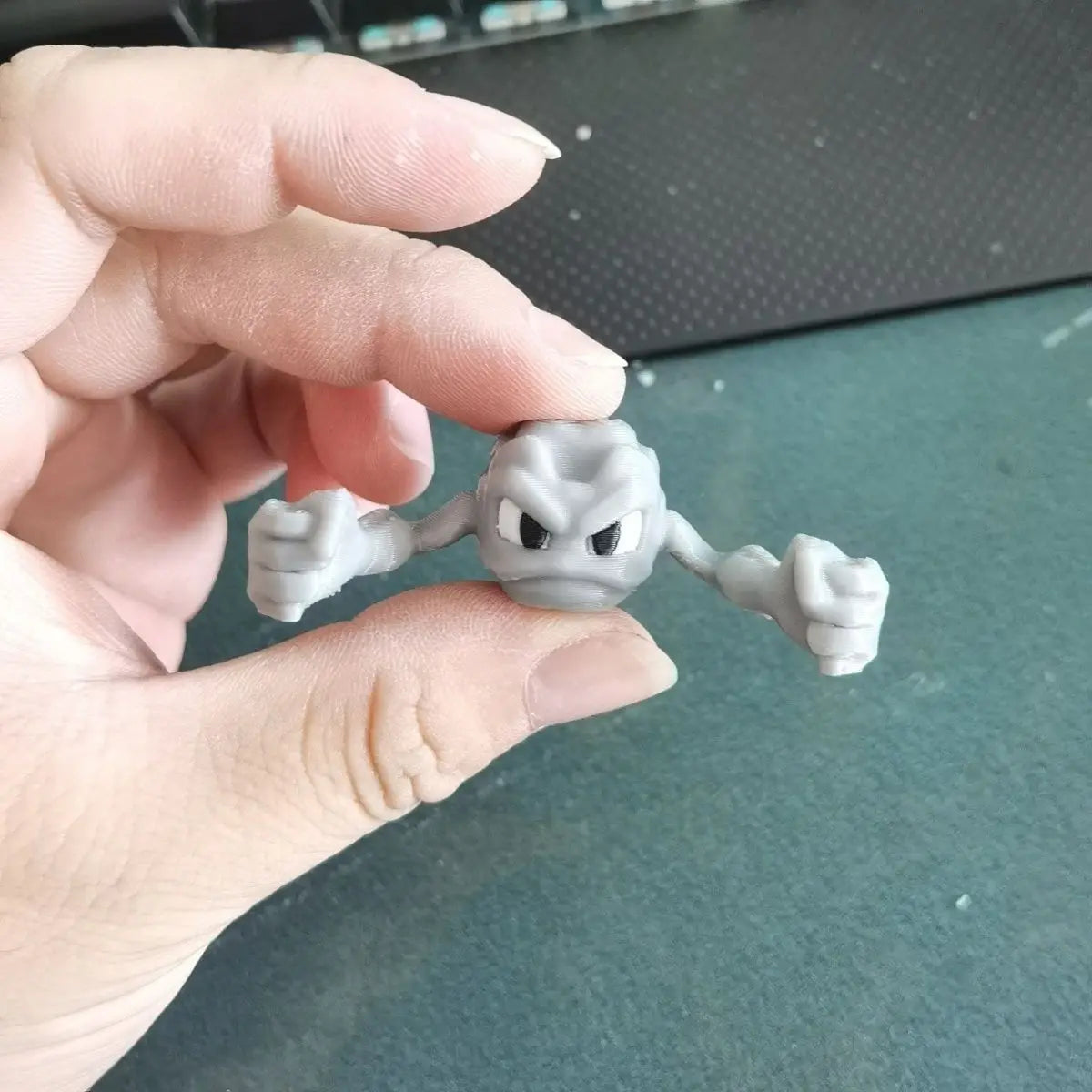 Anime Graveler Golem Geodude Action Figure Proportion World 1:20 Diy 3d Printing Kawaii Character Collection Model Kids Toy Gift