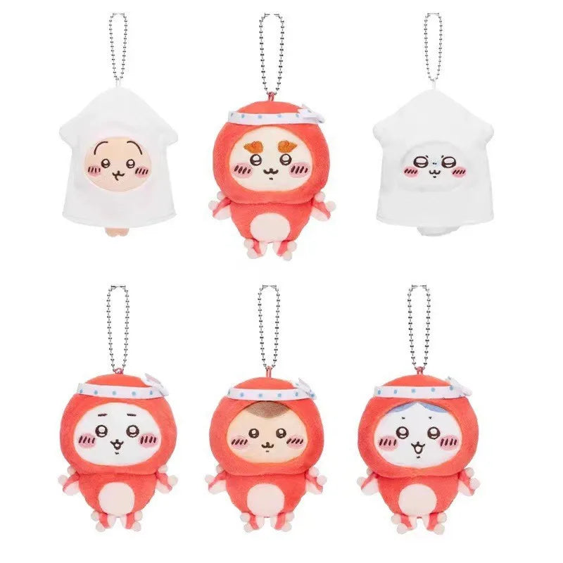 Chiikawa Hachiware Usagi Cute Squid Plush Pendant Octopus Doll Package Ornament
