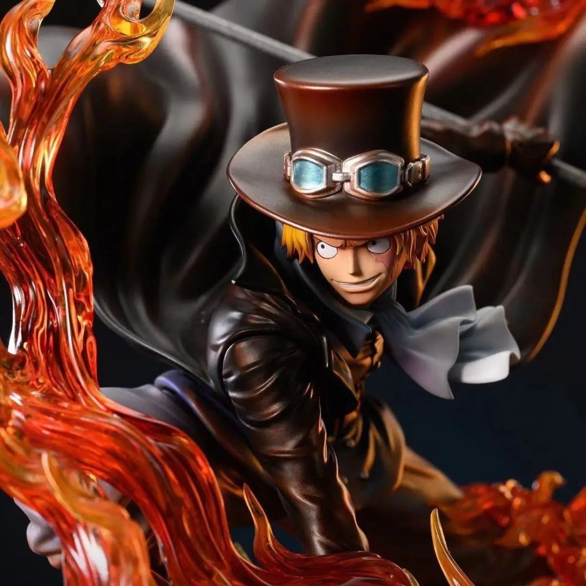 22cm Anime One Piece Sabo Figure IU Fire Fist Sabo Figures Revolutionary Army Figure Model Pvc Statue Doll Statue Toys Gift