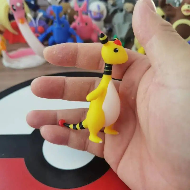Anime Mareep Flaaffy Ampharos Figure Proportion World Diy 3D Printing Cute Cartoon Character Desktop Model Children Gift