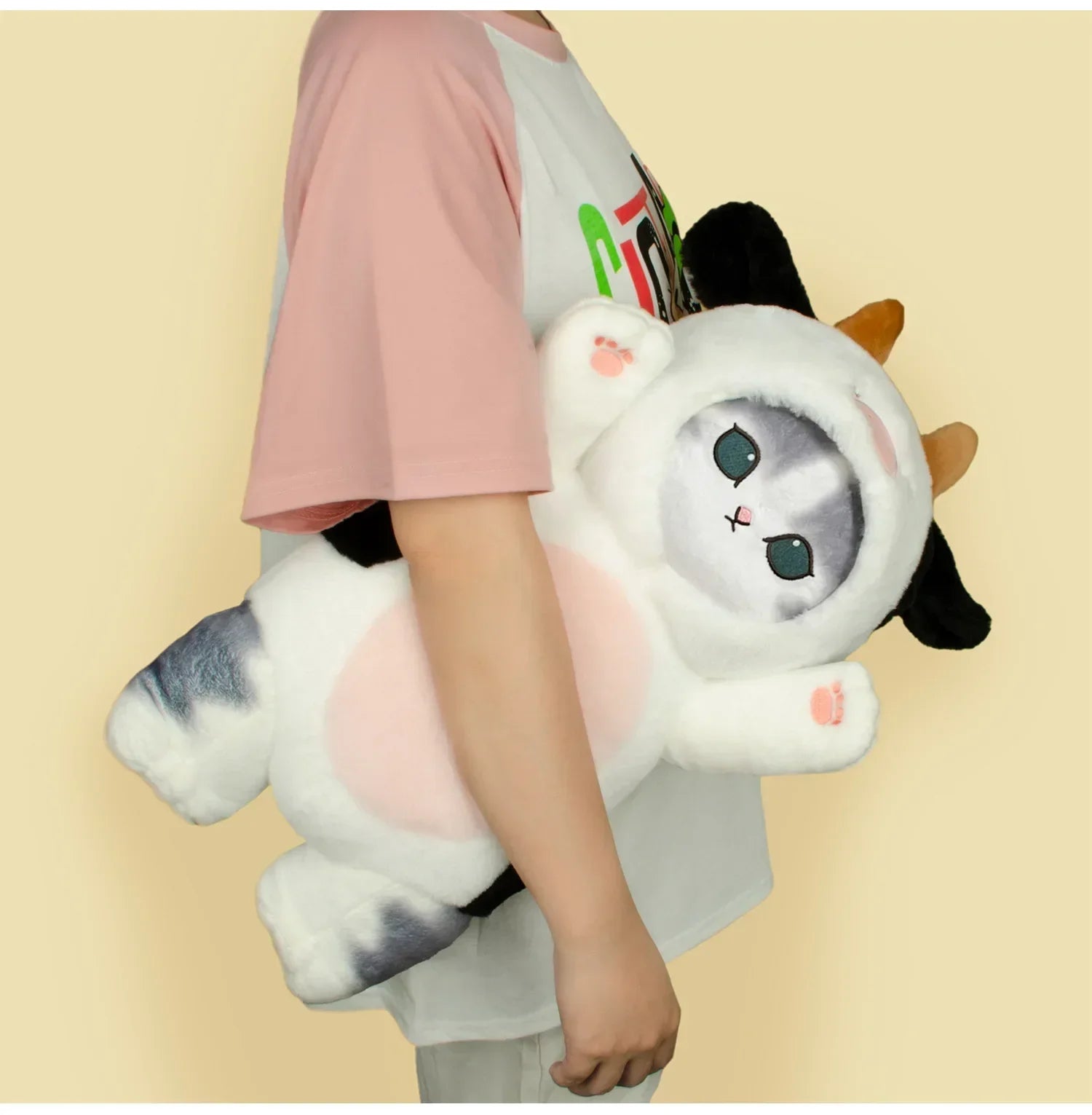 Mofusand Kawaii Cos Cat kawaii Animal Plushies 50cm Cosplay Animals Dinosaur Cow Bear Cute Plush Doll Children Gift Toy