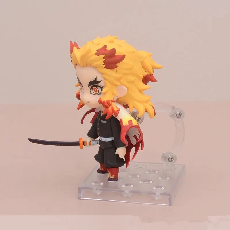 Demon Slayer Action Figures Set - Rengoku Kyoujurou 1541 & Uzui Tengen 1830 Anime Collectible Toys for Kids Gift