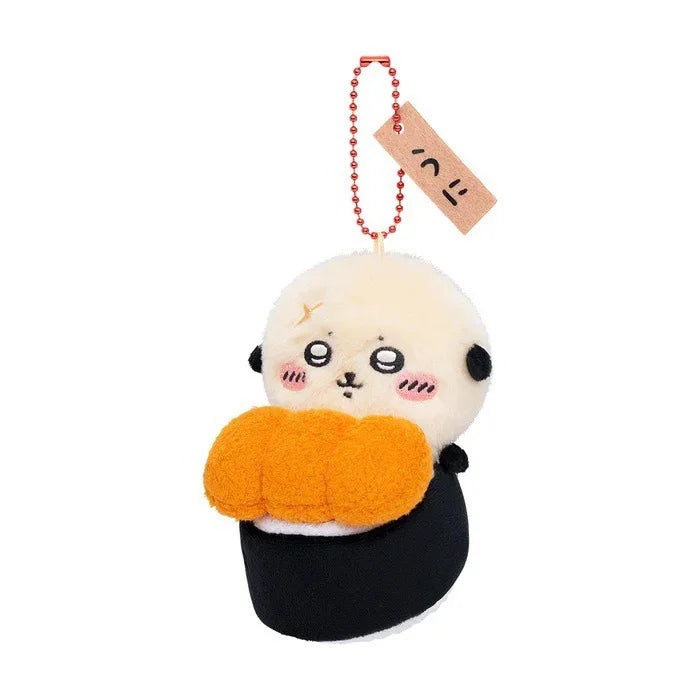 Chiikawa Sushi Series Hachiware Black Tea Cup Usagi Caviar Flying Squirrel Sea Otter Lion Sa Pendant Plush Doll Bag Hanging Gift