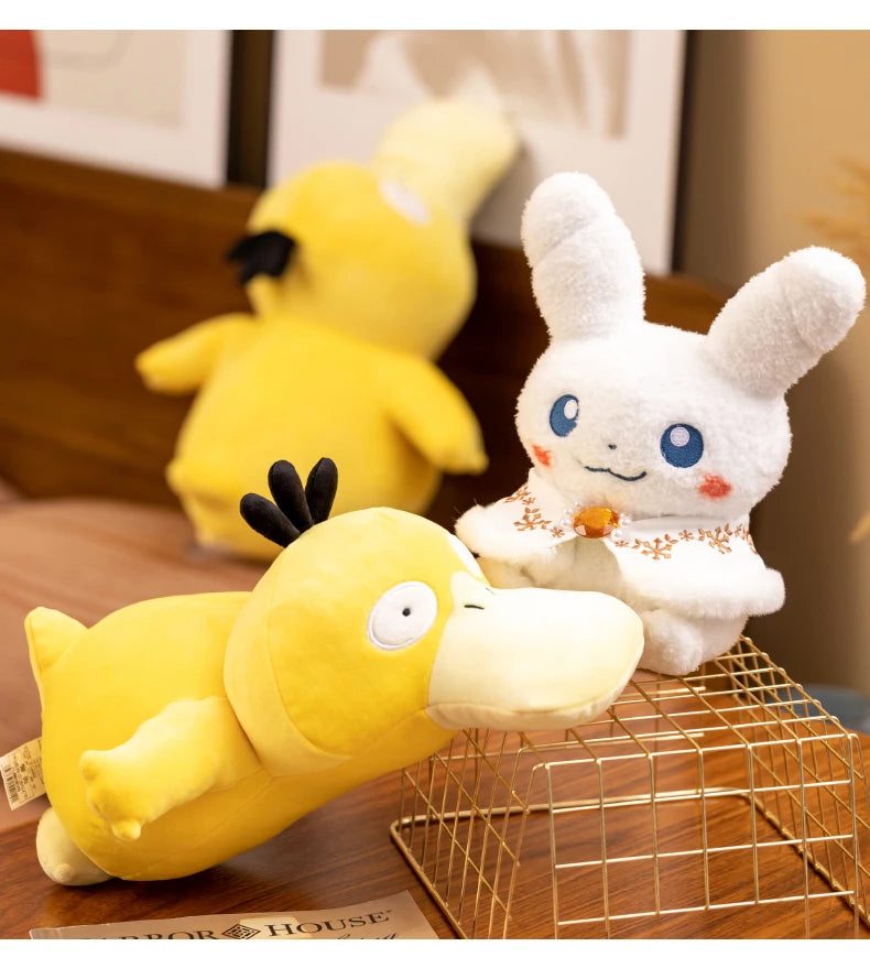 Pokemon Plush Stuffed Doll Psyduck Pillow Cute Cartoon Plush Toy Kawaii Doll Kids Birthday Gifts