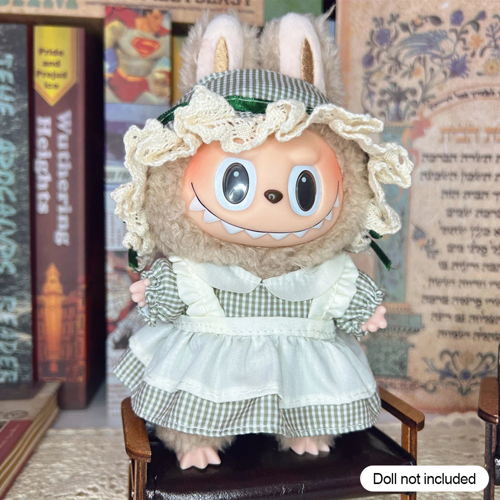 Doll Clothes Outfit Accessories For 17cm Labubu V2 V1 Doll's Clothing Different styles Cosplay dress Kid Toy Gift