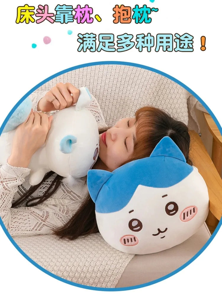 30cm Miniso Chiikawa Plush Pillow Hachiware Usagi Cute Girl Plush Doll Anime Pillow Room Decoration Doll Kawaii Appease Toys
