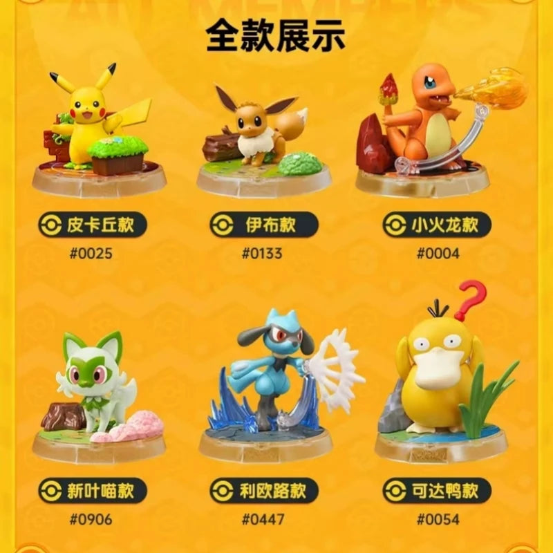 Pokémon Building Blocks Charizard Ceruledge Meowscarada Greninja Assembled Movable Model Ornament Toy Collection Gift