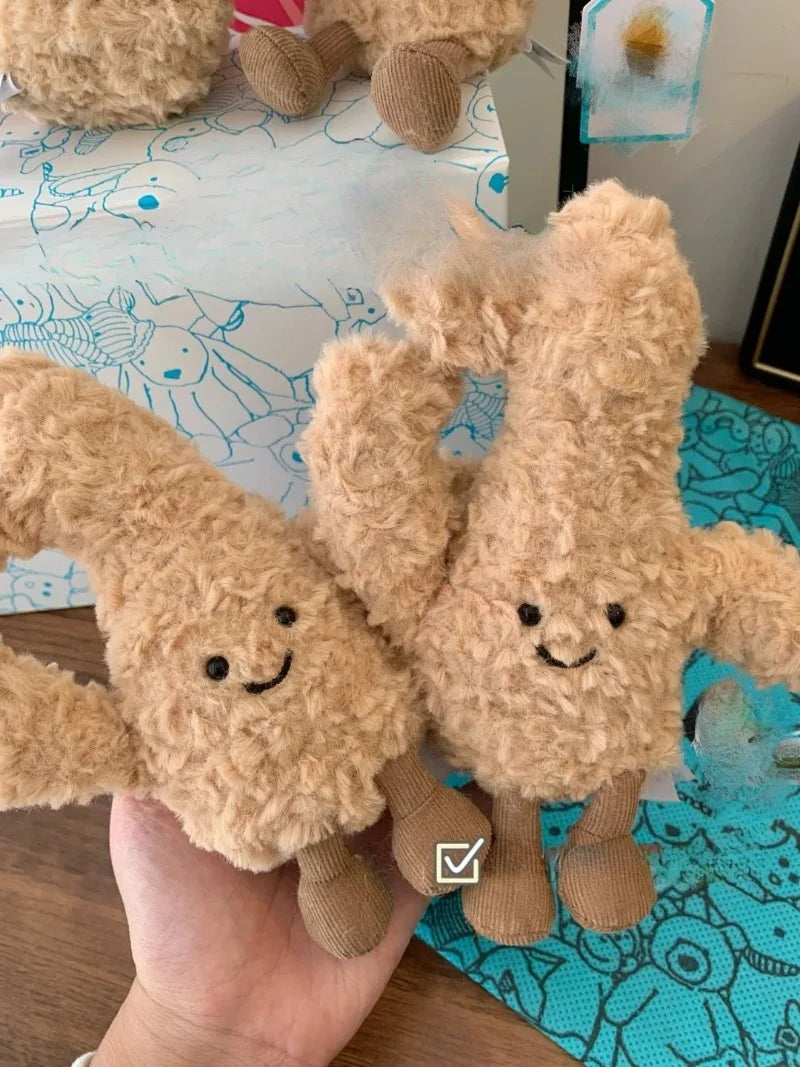 Jellycat With Tags JELLYCAT New Fun Ginger Baby Cute Plush Toy Soothing Good Thing Ginger Nearly Stuffed Doll Holiday Gift Cute