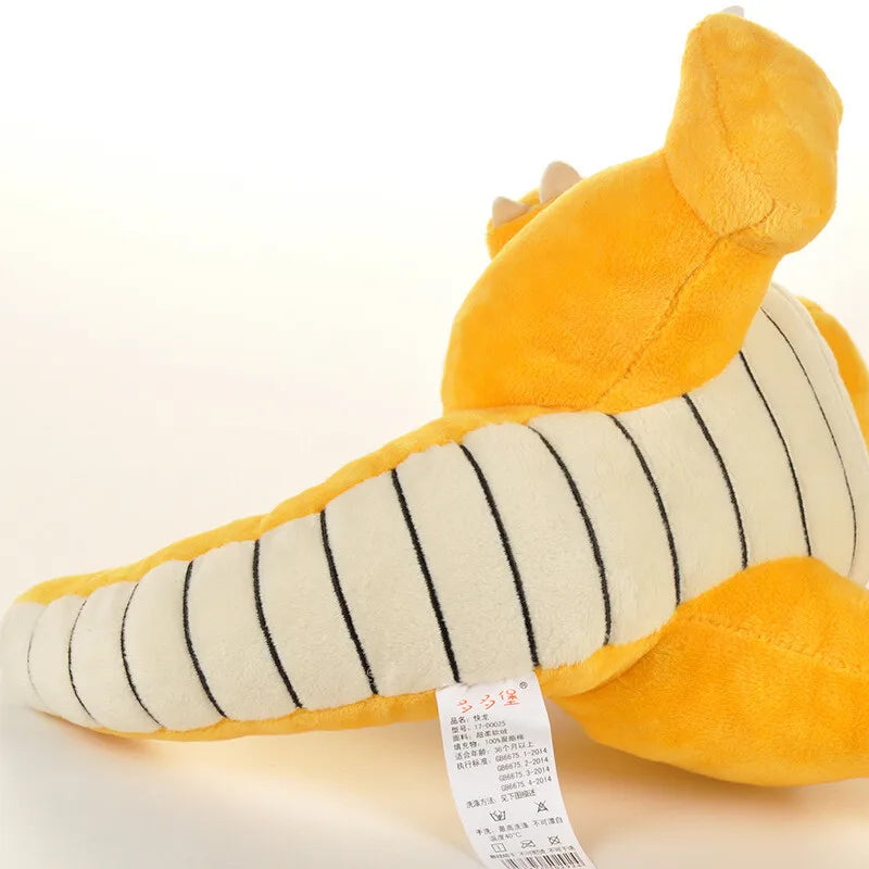 Pokemon Kawaii Dragonite Stuffed Toys Cartoon&Cute Fast Dragon Plush Dolls Throw Pillow Birthday Gift For Kids Friends Boys