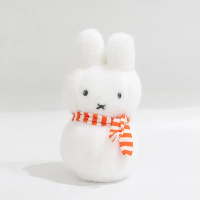 Kawaii Miffy Plush Doll Pendant Backpack Keychain Decoration Cute Gift Toy