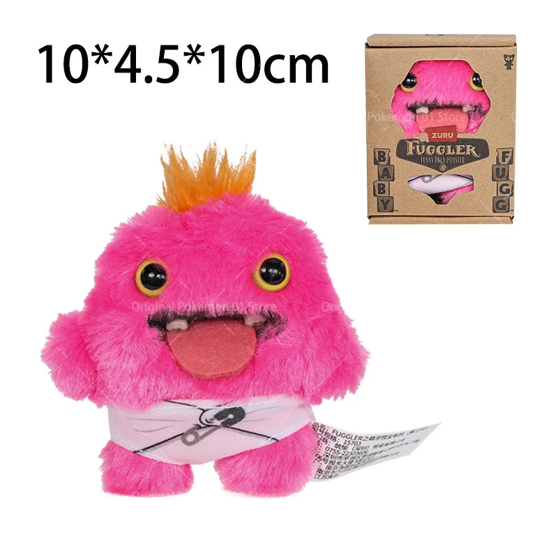 Fuggler Teeth Monster Plush Doll Little Monsters Baby Series Funk Teeth Treasure Ugly Monster Collectible Toys Holiday Gifts