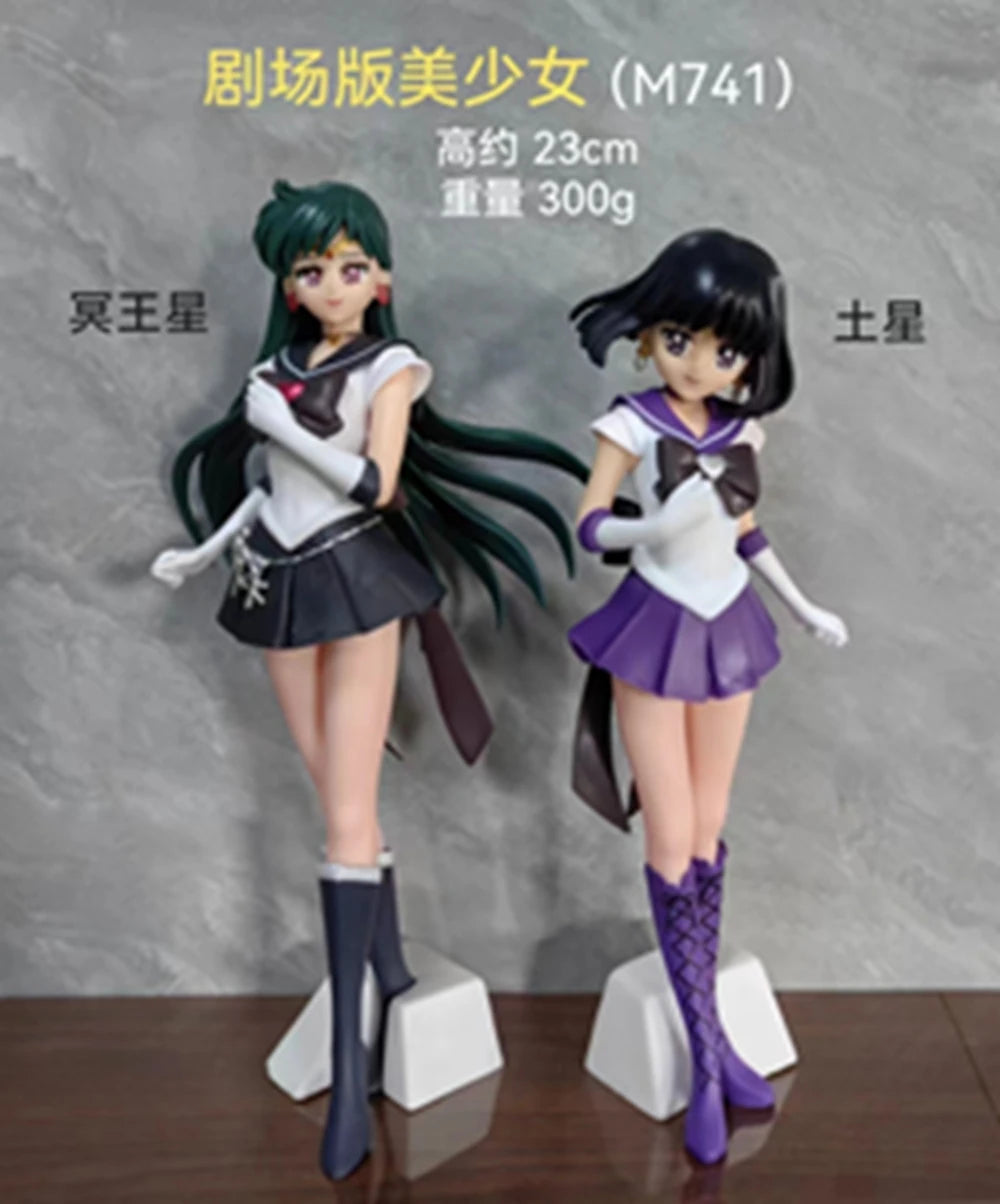 23CM Anime SAILOR MOON Tomoe Hotaru Figure GLITTER&GLAMOURS Ver Eternal Model Toy Gift Collection Sailor Saturn Action Figure