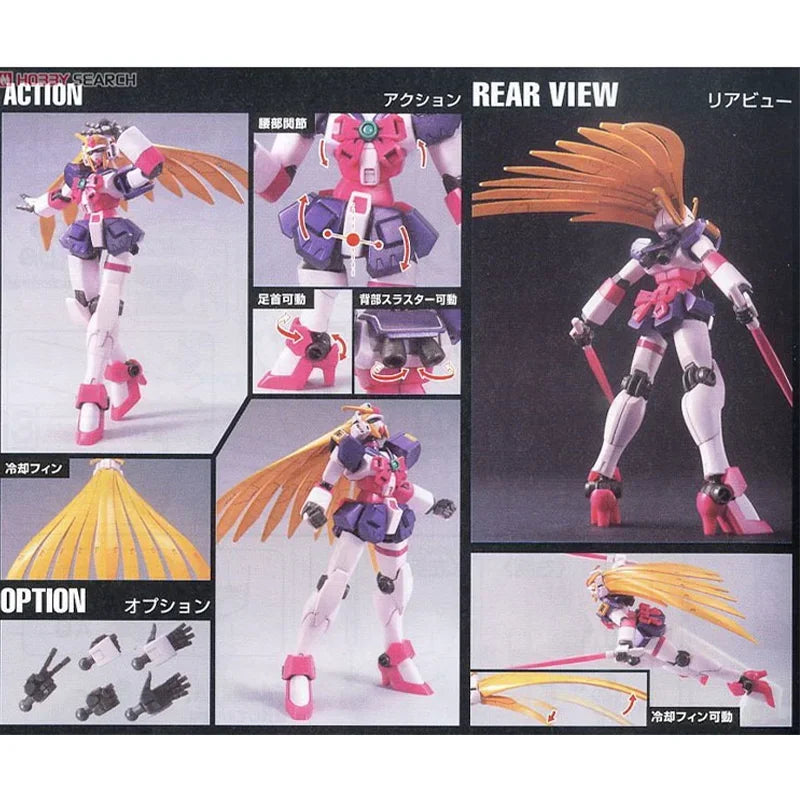 Bandai Original GUNDAM Anime HGUC 1/144 GF13-050NSW NOBELL GUNDAM BERSERKER MOOE Action Figure Toys Model Gifts For Children