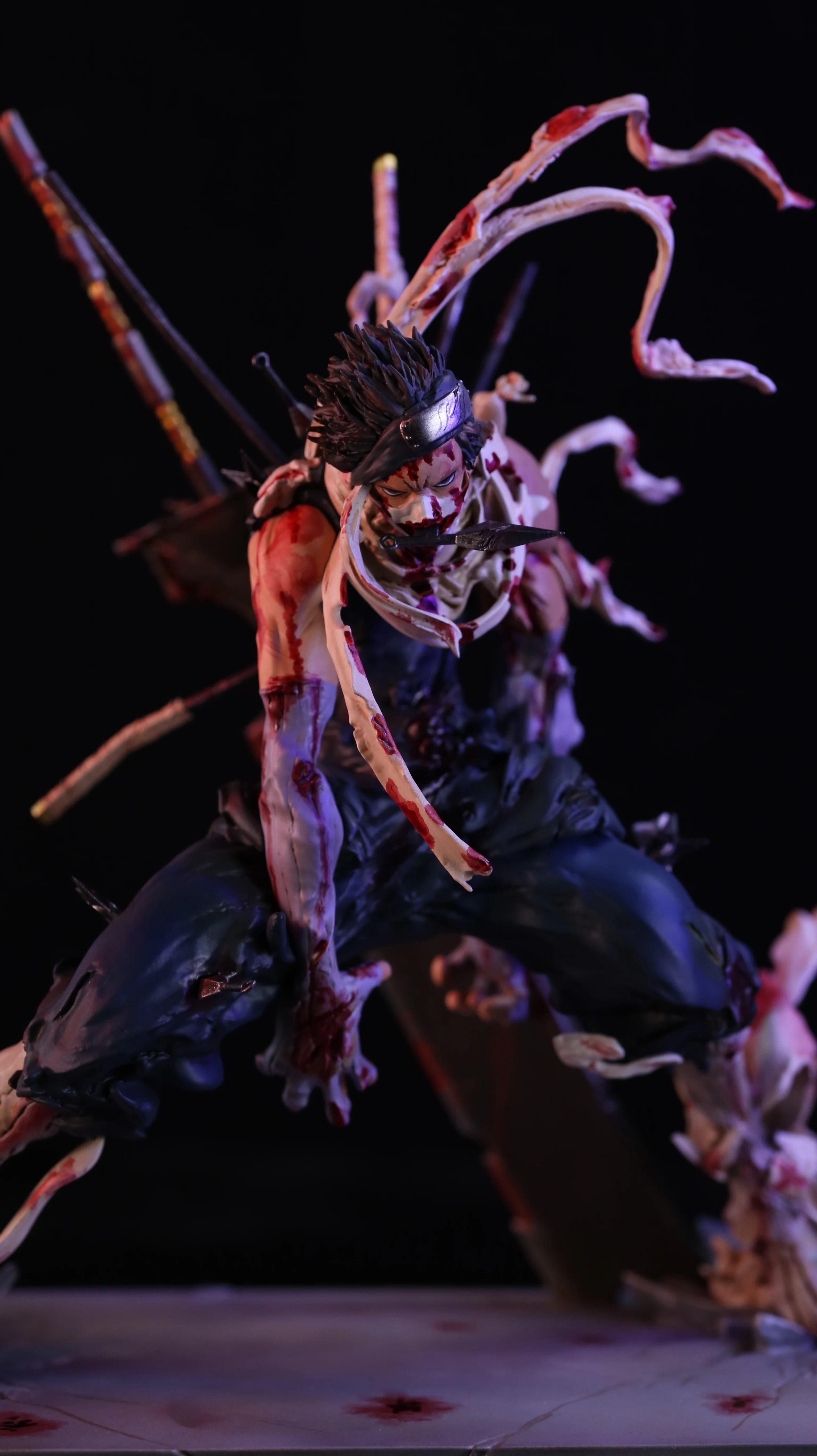 24cm Naruto Anime Figure Momochi Zabuza Action Figurine 28cm Pvc Hatake Kakashi Statue Model Doll Collection Desk Decor Toy Gift