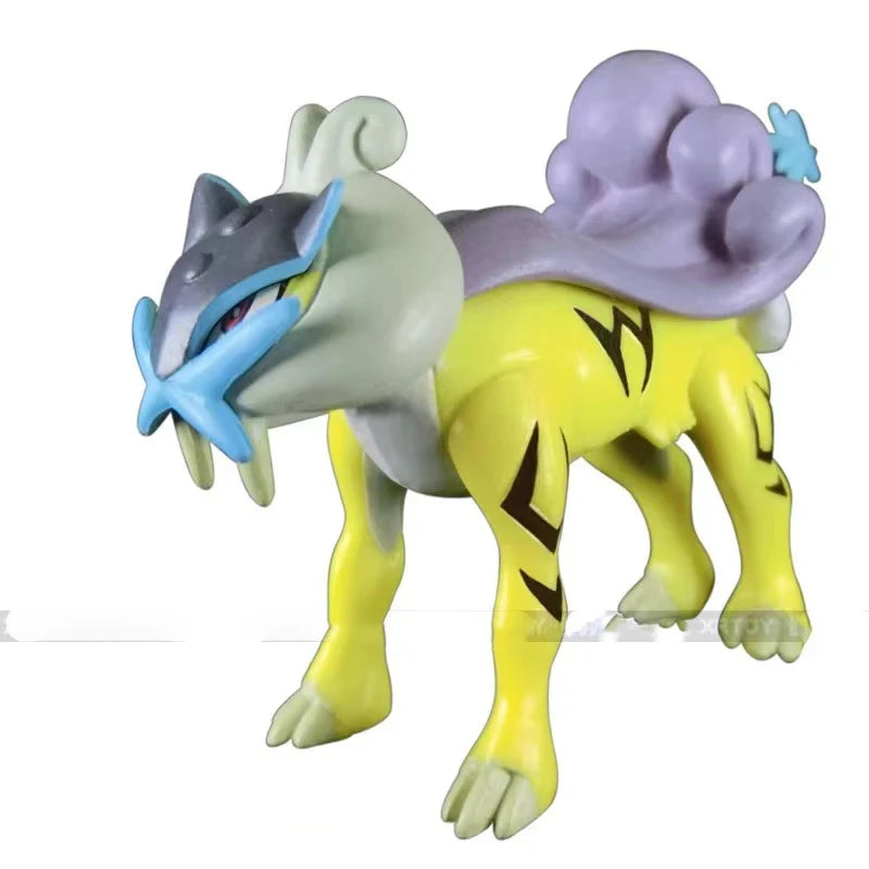 3 Style Pokemon Figures Three Sacred Suicune Entei Raikou Action Pvc Model Toy Anime Figure Toys for Kids