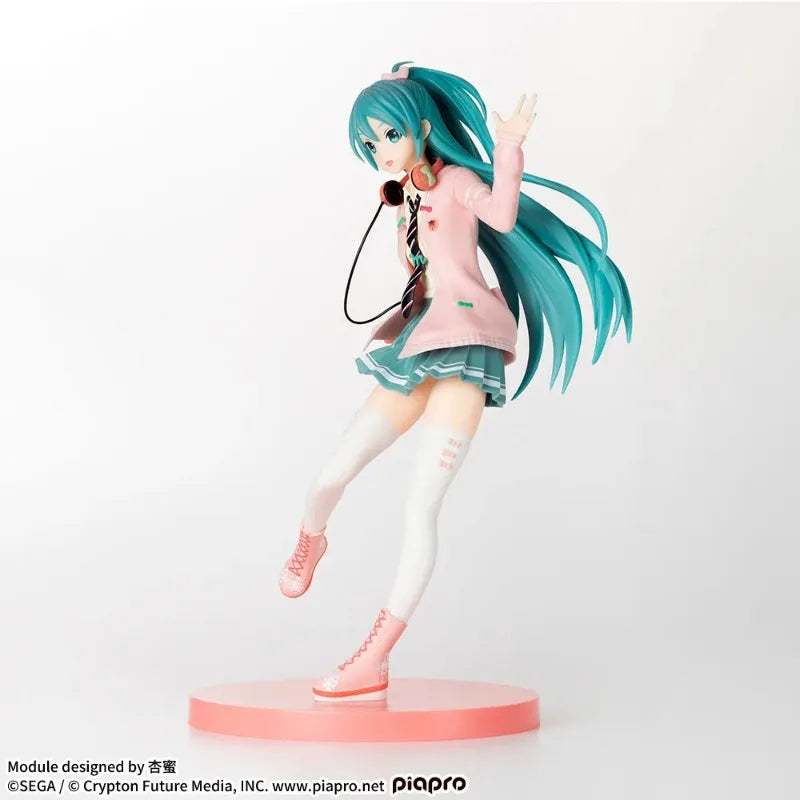 Hatsune Miku Project DIVA Arcade Future Tone Hatsune Miku SPM Figure Ribbon Girl Ver 24cm Model Toy Figure