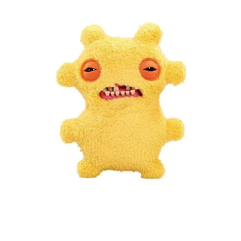 Fuggler Big Teeth Monster Pendant Keya Funny Ugly Big Tooth Monster Toy Bag Plush Keychain Pendant Doll Holiday Gifts
