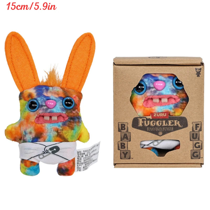 Fuggler Plush Toys Cute Funny Ugly Monster Baby Fugguler Series Rabbit Stuffed Animals Peluche Dolls Birthday Gifts KId