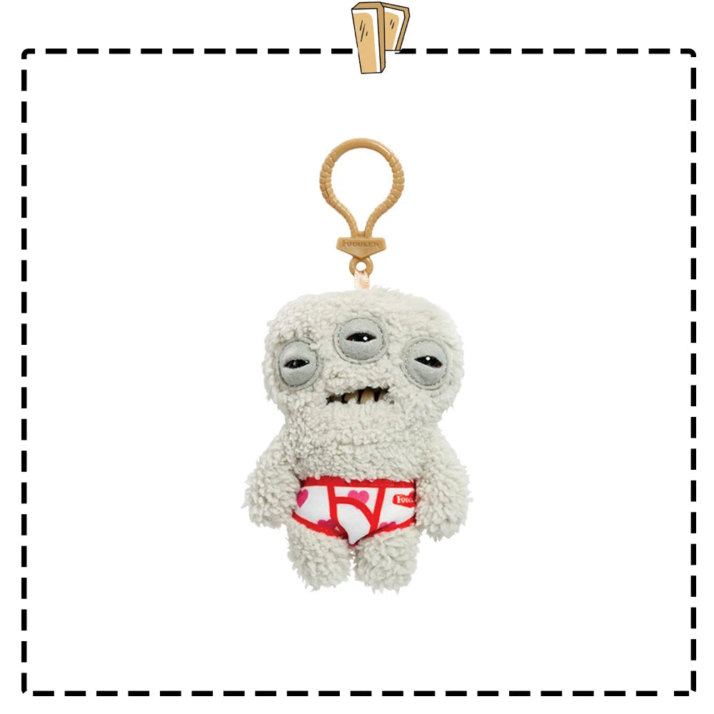 Fuggler Funny Ugly Monster Original Plush Doll Teeth Monster Pendant Keychain Stuffed Cartoon 9.5-14CM Peluche Toy Gift