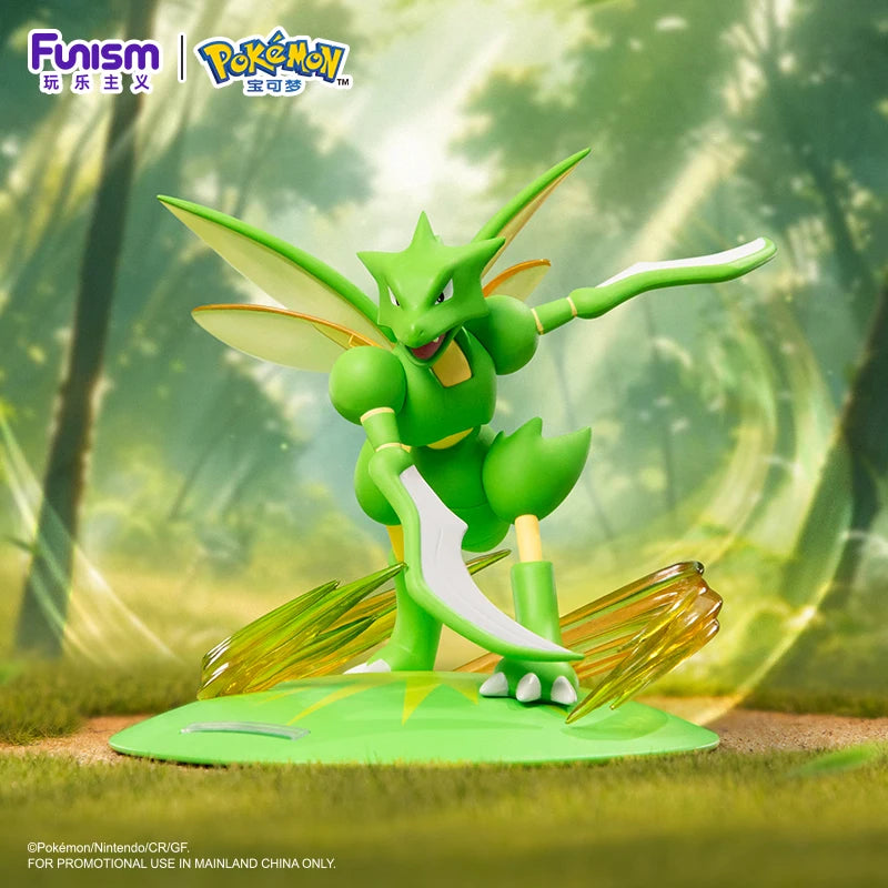 Funism Pokemon Action Figures Scyther Scizor Exquisite Anime Game Figure Collectible Cartoon Model Ornament Toy Gift