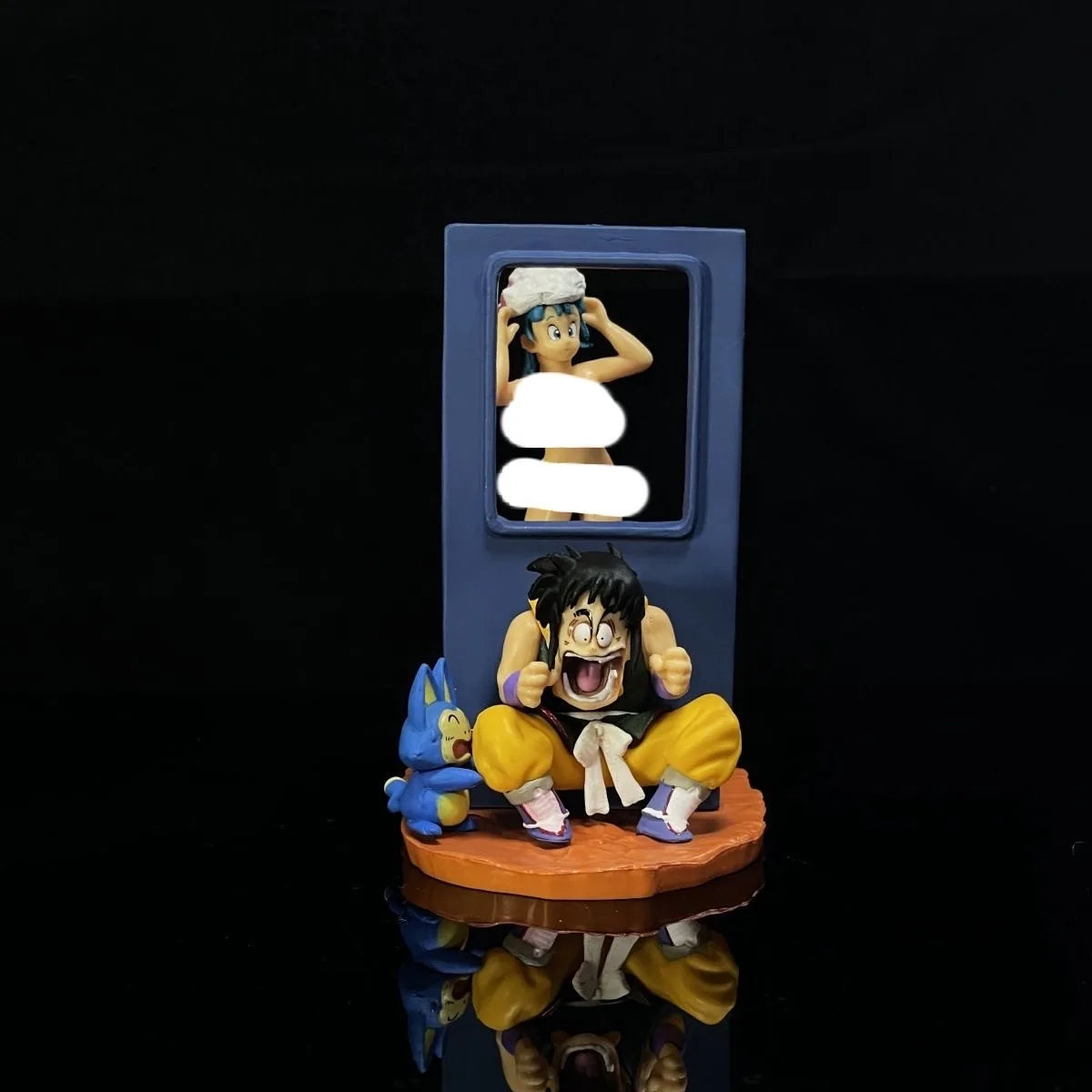 10cm/3.93in Anime Dragon Ball Z Figure Yamcha Bulma Action Figure Collection Figurine Statue Toy Gift
