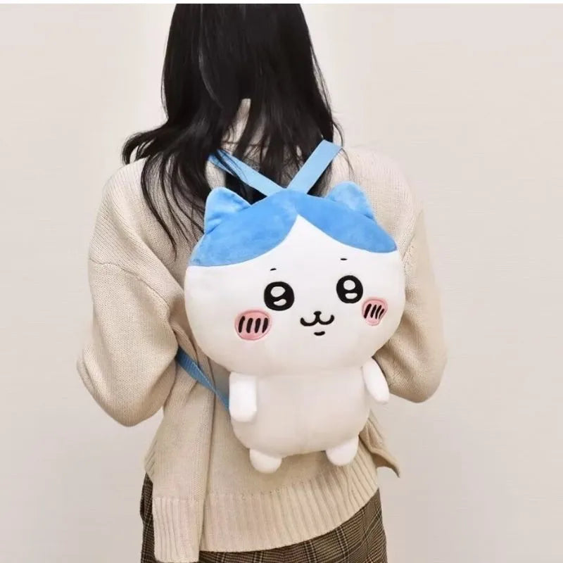 Backpack Doll Super Ins Cute Cartoon Bag Backpack Hachiware Usagi Soft Travel Portable Decoration Girls Gift