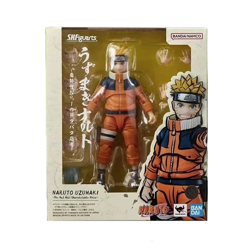 SHF NARUTO UZUMAKI SAGE MODE Anime full Action Figure Finished Model Kit box Toy Gift for kids
