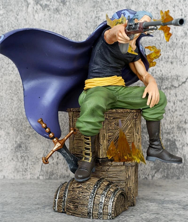 Anime ONE PIECE Untouchable Right-hand Men Ben Beckman Battle Ver. PVC Action Figure Statue Collection Model Kids Toys Doll Gift