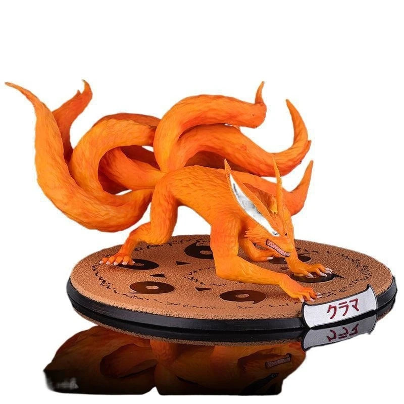 26cm Naruto Series Animation Pvc Model Action Tail Beast Series Nine Tail Fox Nine Lama Scene The Statue Presents A Toy Gift