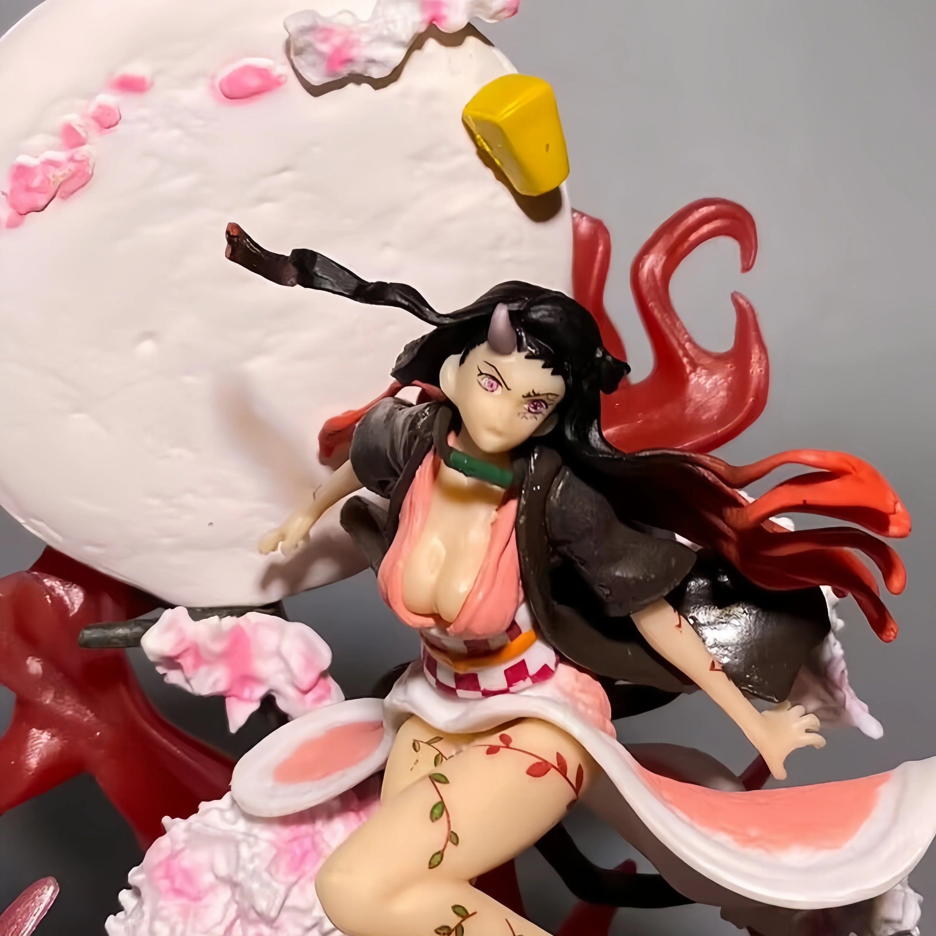 30cm Demon Slayer Figures Kamado Nezuko Anime Figure Pvc Gk Statue Model Doll Cute Ornament Collection Room Desk Decoration Gift