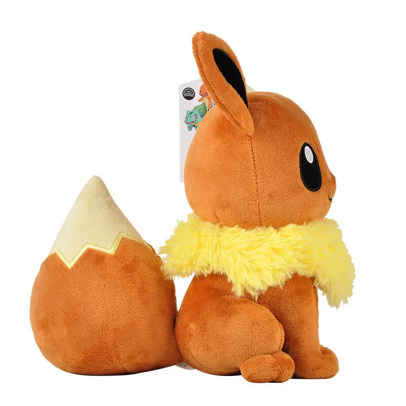 Eevee Pokemon Kawaii Pikachu Stuffed Toys Cartoon&Cute Fox Plush Doll Throw Pillow Car Decoration Birthday Gift For Kids Boy