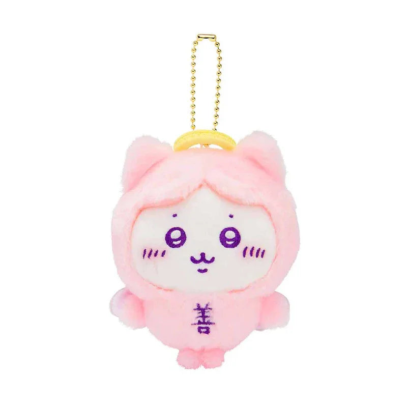 Cartoon Cute Chiikawa Good and Evil Series Pendant Hachiware Usagi Plush Doll Self-deprecating Bear Bag Pendant Plush Toy Gift