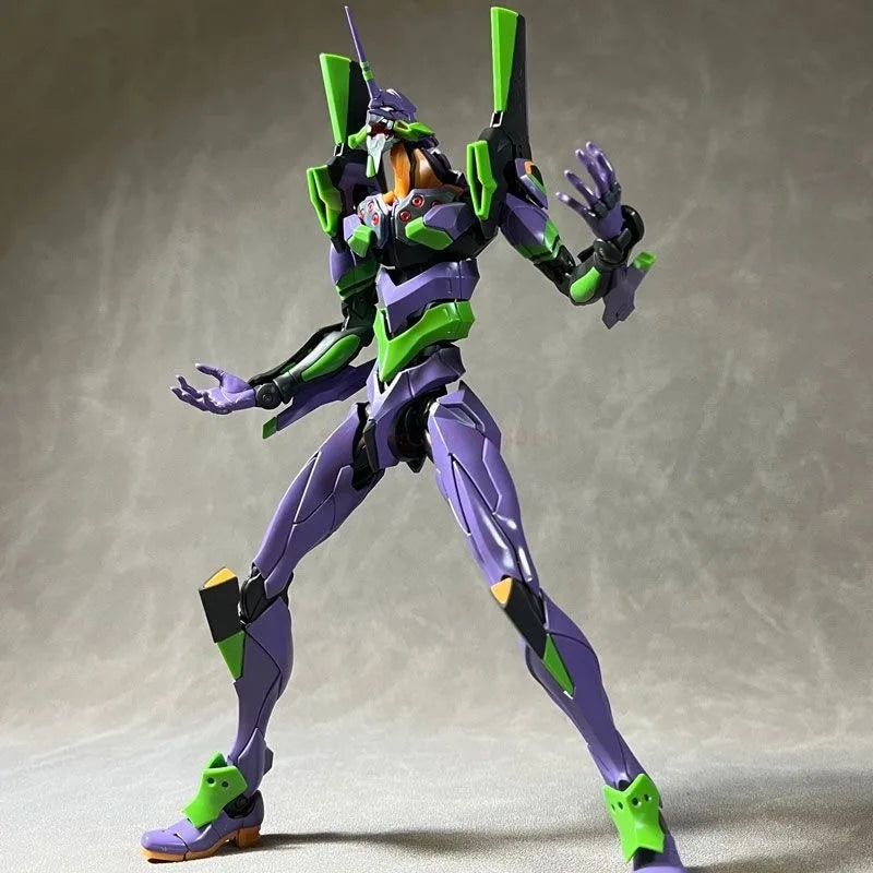 Rg Evan Gelion Model Kit 1:144 Evan Gelion Anime Action Figures Collectble Eva 01 Assembly Kit Mobile Suit Mecha Kits Toy Gift
