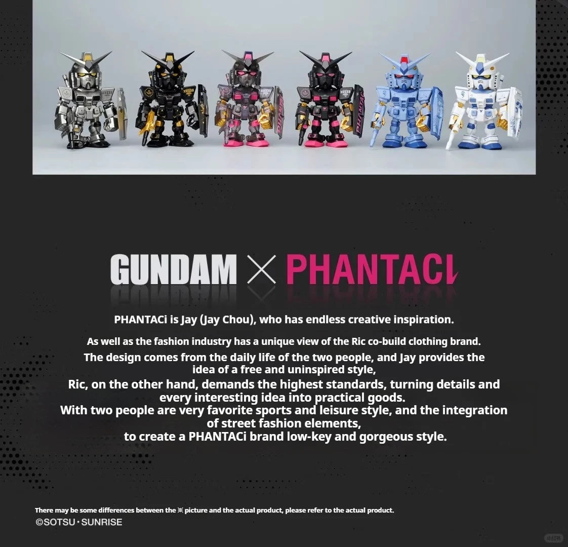 Jay Chou Phantaci Lm Series Figures Gundam Qmsv Movie Peripheral Robit Rx-78-2 Trendy Toy Desktop Model Cool Boy Birthday Gift