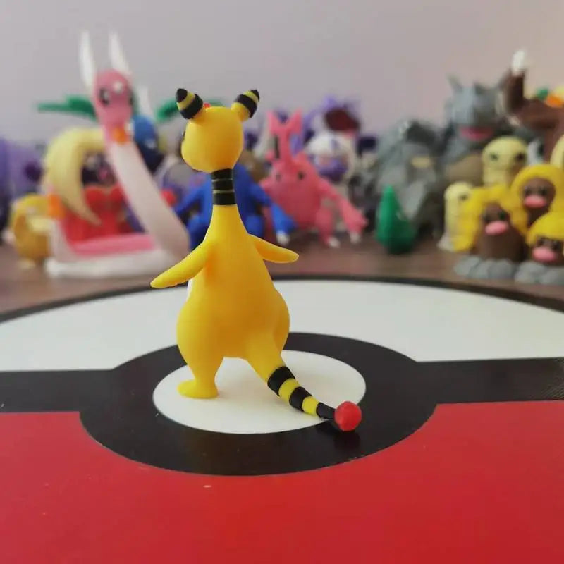 Anime Mareep Flaaffy Ampharos Figure Proportion World Diy 3D Printing Cute Cartoon Character Desktop Model Children Gift