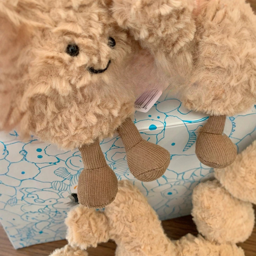 Jellycat With Tags JELLYCAT New Fun Ginger Baby Cute Plush Toy Soothing Good Thing Ginger Nearly Stuffed Doll Holiday Gift Cute