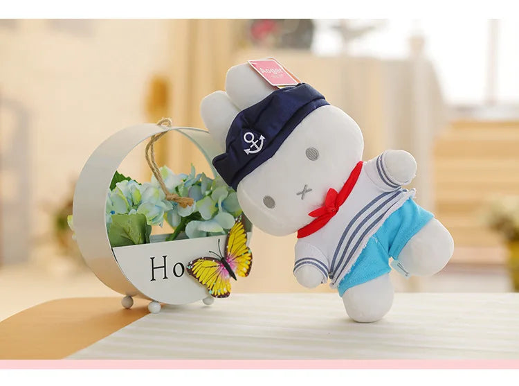 Anime Cartoon Miffy Rabbit Plush Toys Doll Grasping Machine Doll Girls Gift Accompany Comfort Lovely Ornaments Kawaii Super Soft