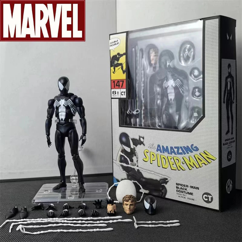 CT Mafex 147 Venom Action Figure Model Toy 1/12 High-quality Venom Spiderman Symbiotic Body Figures Collectible Ornaments Gifts