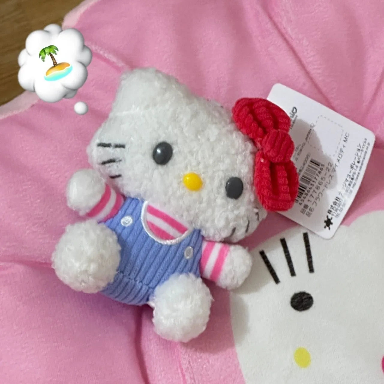 Kawaii Anime New Sanrio Hello Kitty Cartoon Plush Toy Fashion Plush Doll Pendant School Bag Keychain Accessories Gift for Friend