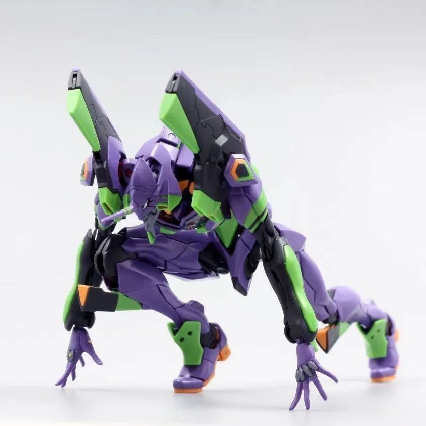 Rg Evan Gelion Model Kit 1:144 Evan Gelion Anime Action Figures Collectble Eva 01 Assembly Kit Mobile Suit Mecha Kits Toy Gift