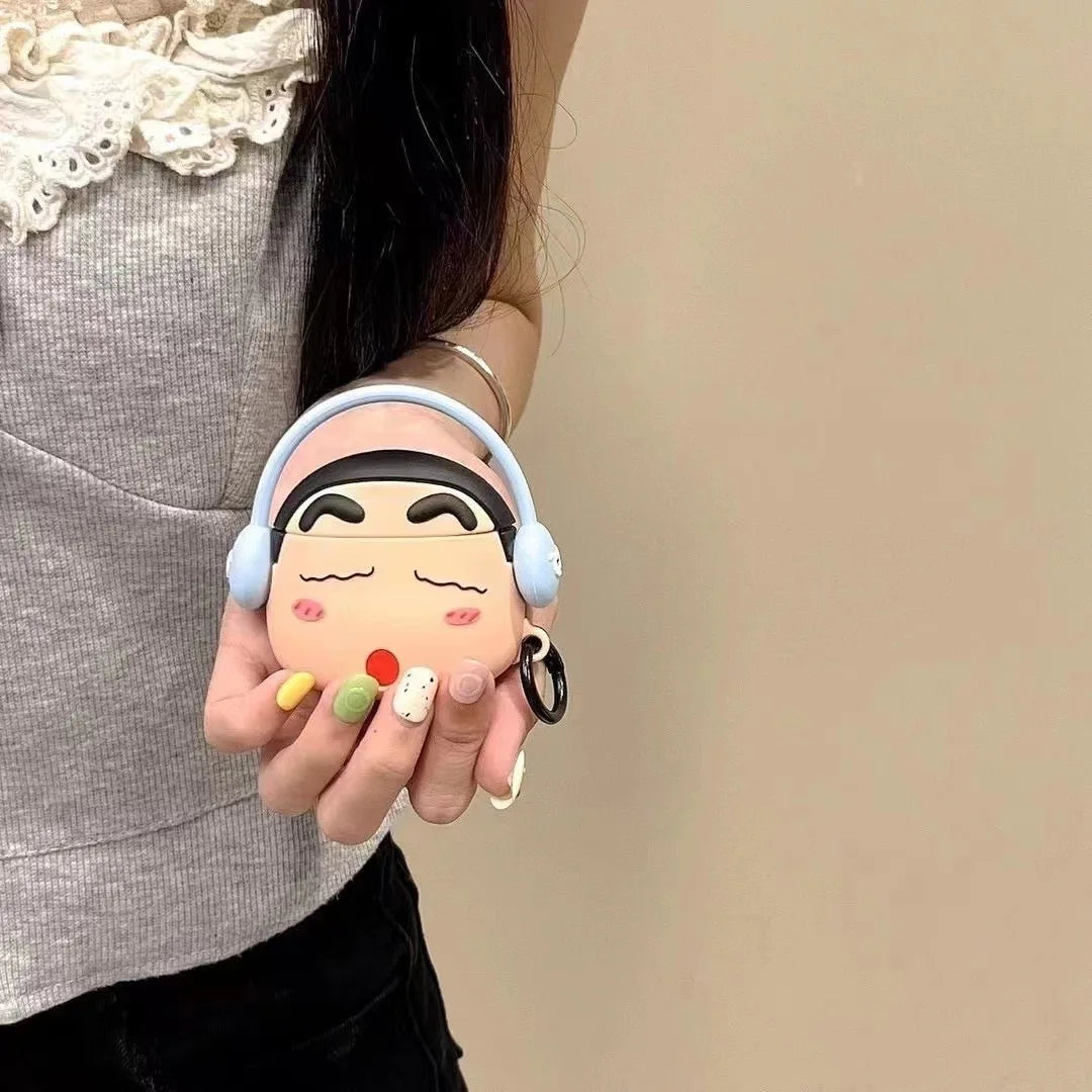 For Airpods 4 Earphone Silicone Case For Airpods Pro2 Protective Cartoon Cover For Air pod 1 2 3rd airpods4 Bags