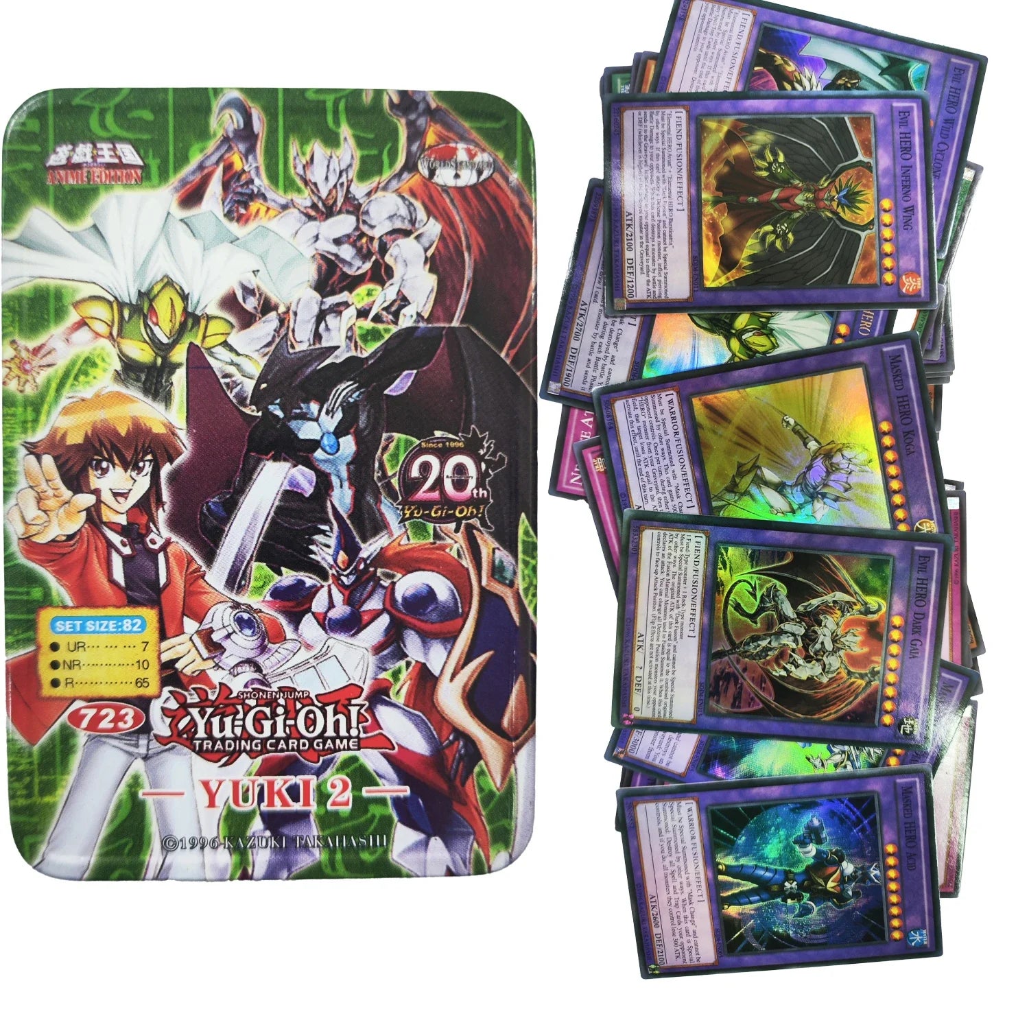 Yu Gi Oh Cards PHARAOH PACK Card English Holographic Golden White Dragon Duel Game Collection Card with Tin Box