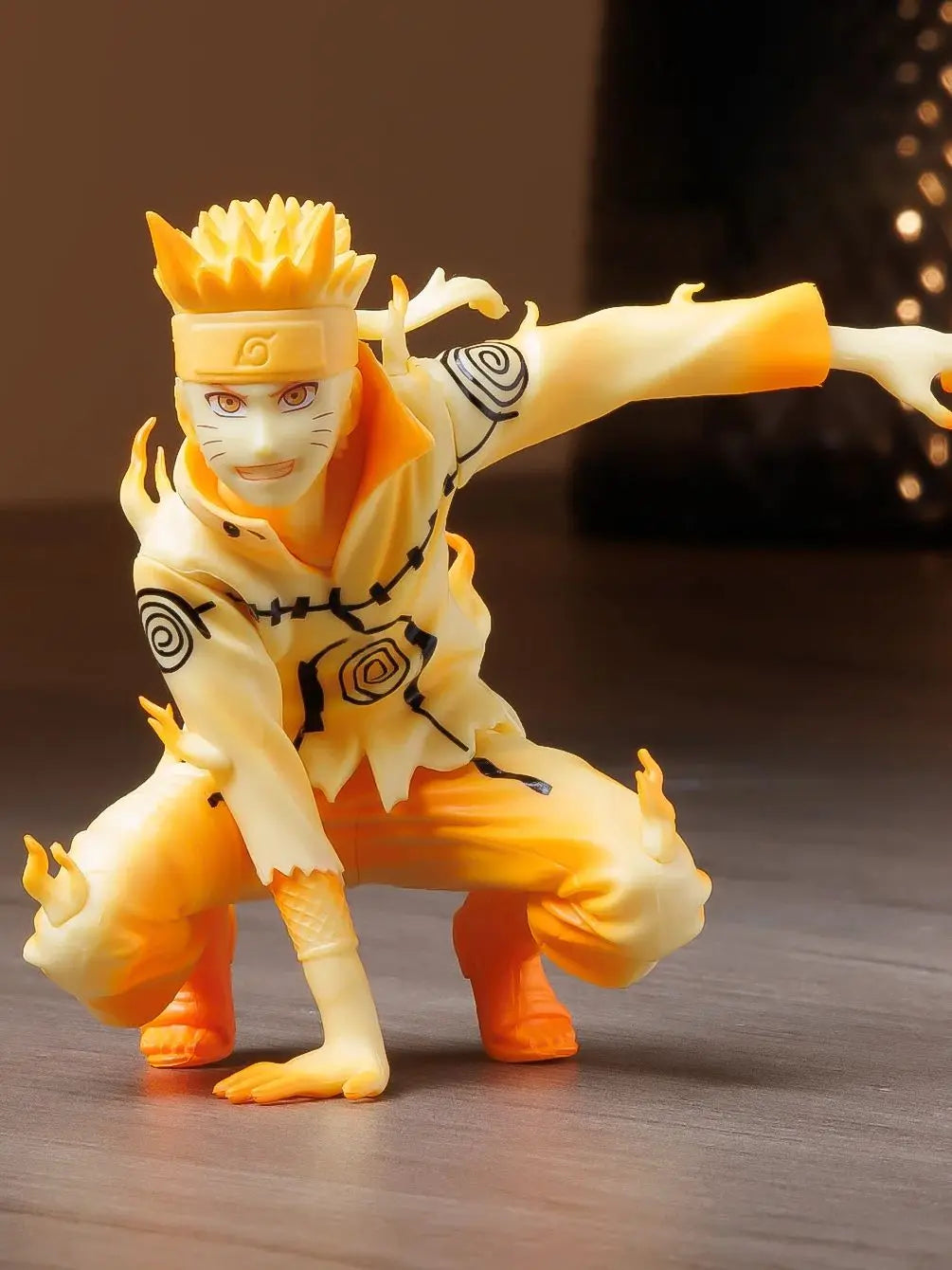 Naruto Golden Demon Fox Ninja Model Statue Anime Peripherals Home Ornaments Small Gifts Valentine's Day Gifts