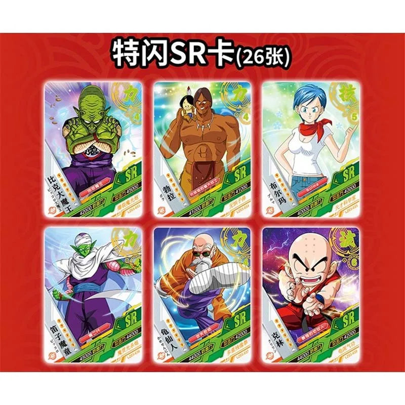 Dragon Ball Z Edition Anime Figures Hero Card Son Goku Super Saiyan Vegeta Iv Bronzing Barrage Flash Cards Game Collection Cards