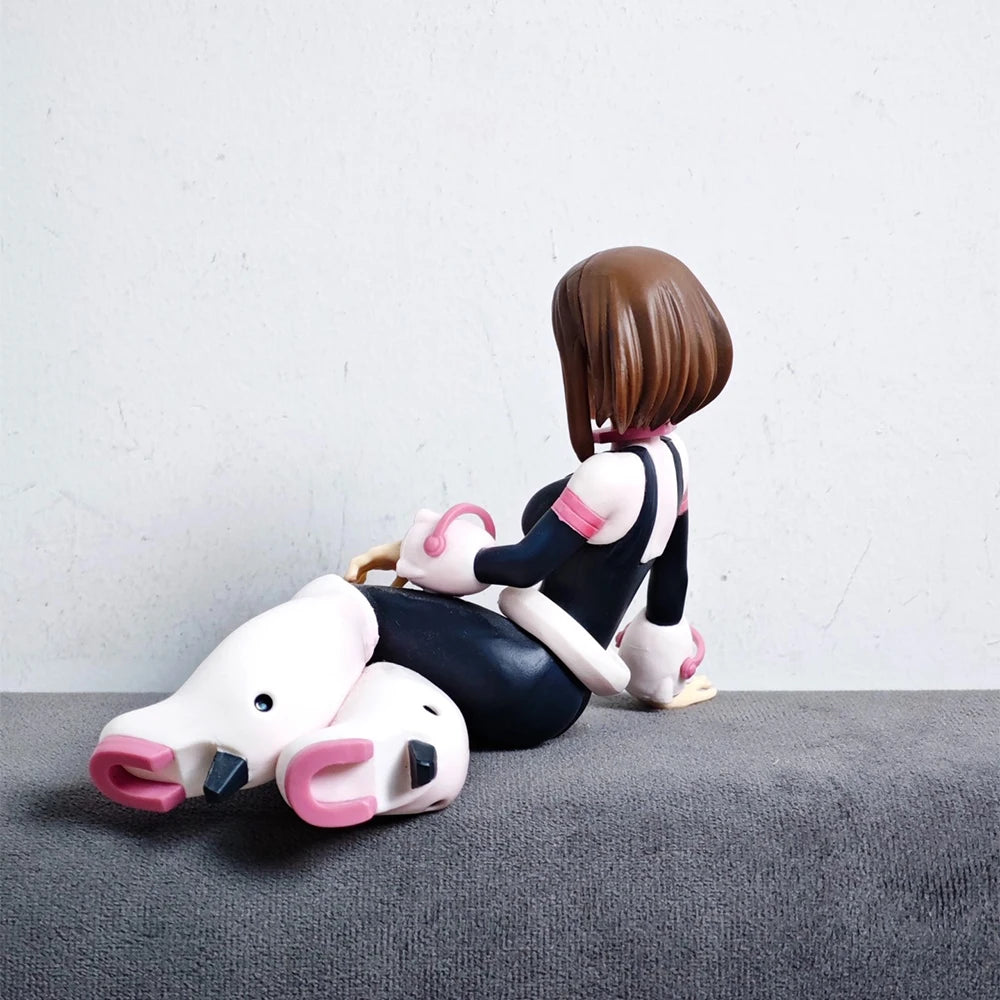 MHA Hero Academia toga himiko Figurine Collection anime Doll Toys Uraraka Ochako Sitting Action Figure Model Boy Girl gift 10cm