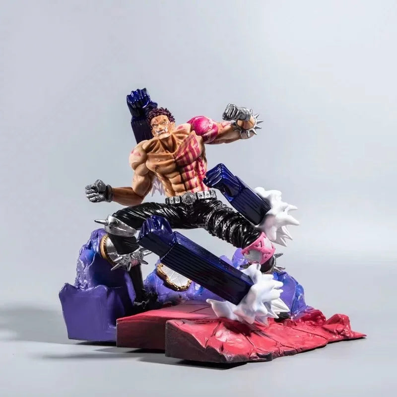 Anime One Piece Charlotte Katakuri VS Gear Fourth Luffy Battle Ver. GK PVC Action Figure Statue Collection Model Toys Doll Gifts