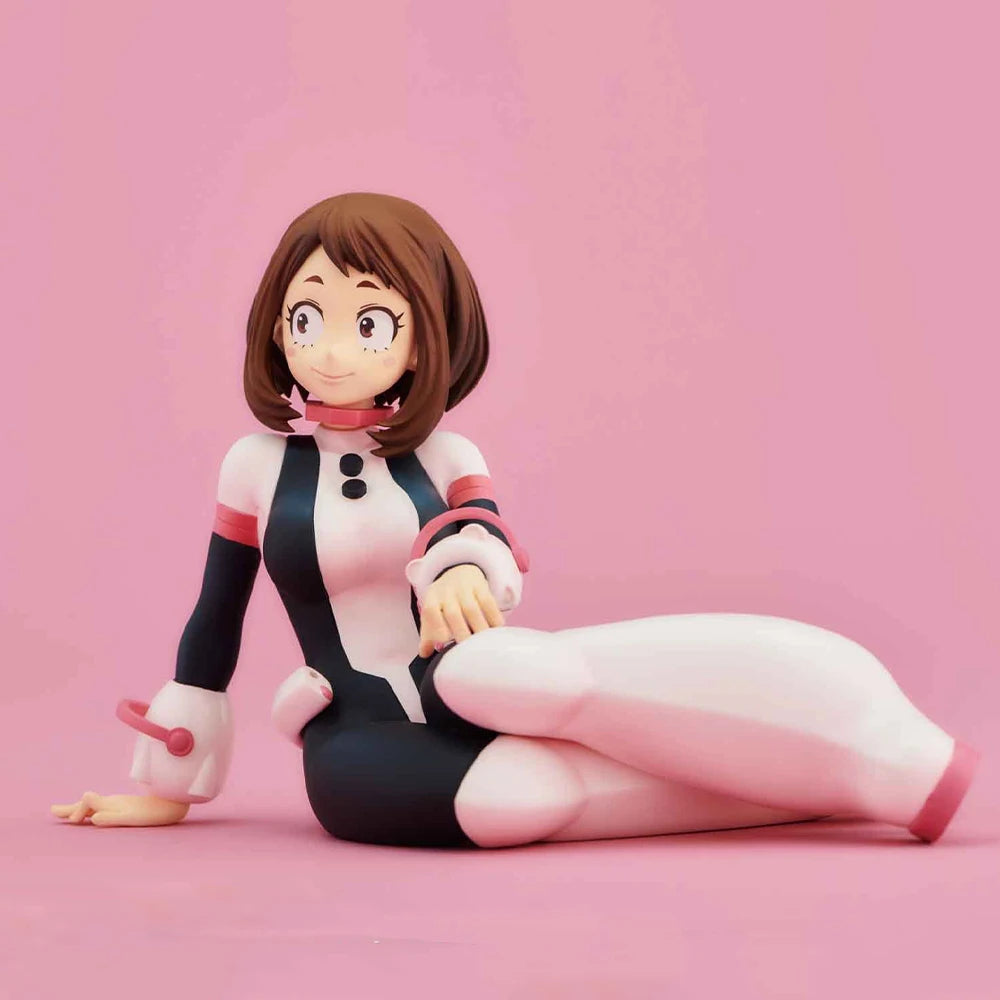 MHA Hero Academia toga himiko Figurine Collection anime Doll Toys Uraraka Ochako Sitting Action Figure Model Boy Girl gift 10cm