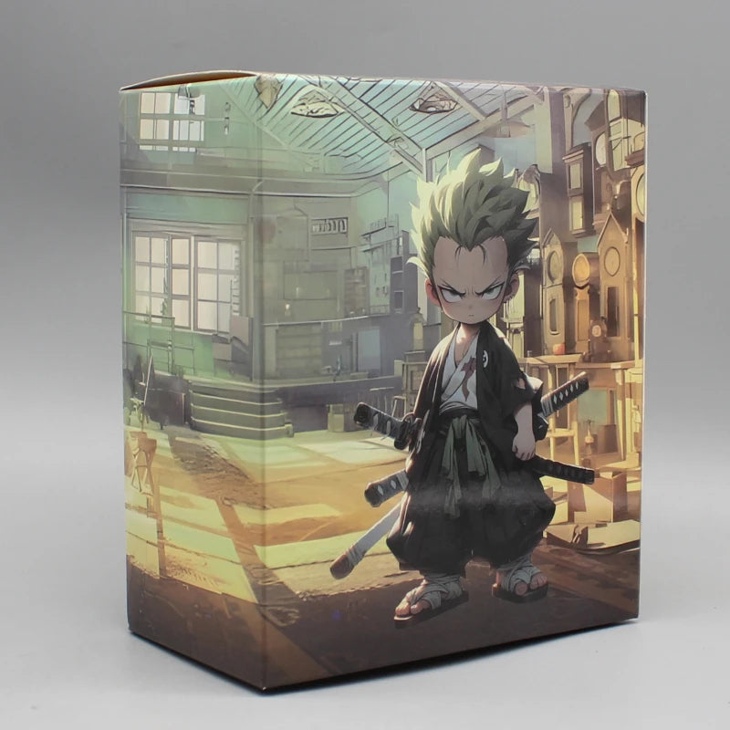 One Piece Zoro Figure Action Gk Q Version Portgas D Ace Figure Cowboy Figurine Anime PVC Model Car Decoration Cute Dolls Toys